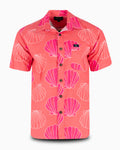 Eveni Pacific Men's Classic Elei Shirt - Rejuvenate Coral