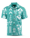 Eveni Pacific Men's Classic Shirt - Teal Fern