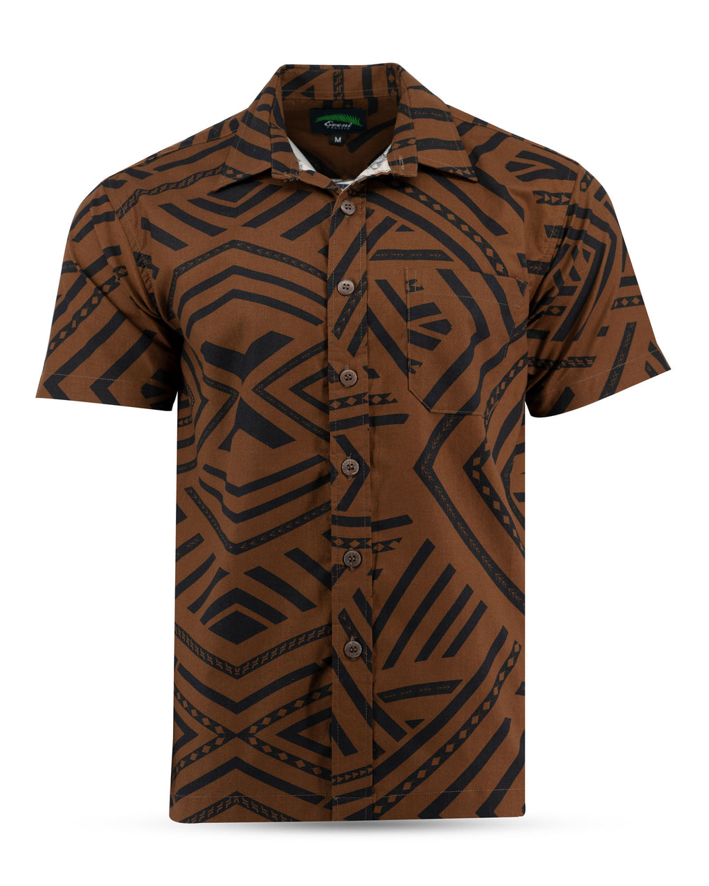 Eveni Pacific Men's Classic Shirt - Sand Dollar Brown