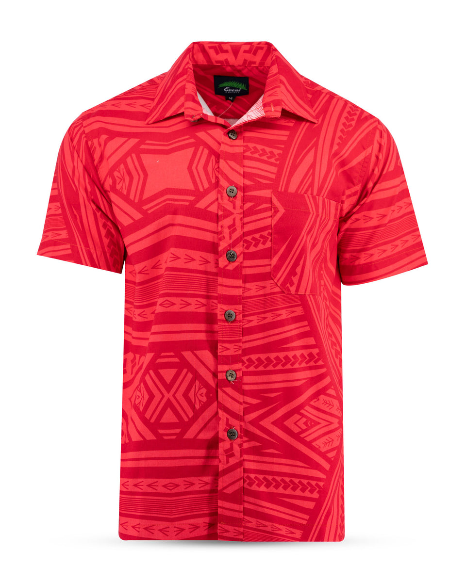 Eveni Pacific Men's Classic Shirt - Renegade Red – Eveni Carruthers