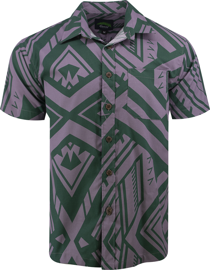 Eveni Pacific Men's Classic Shirt - Green Tea