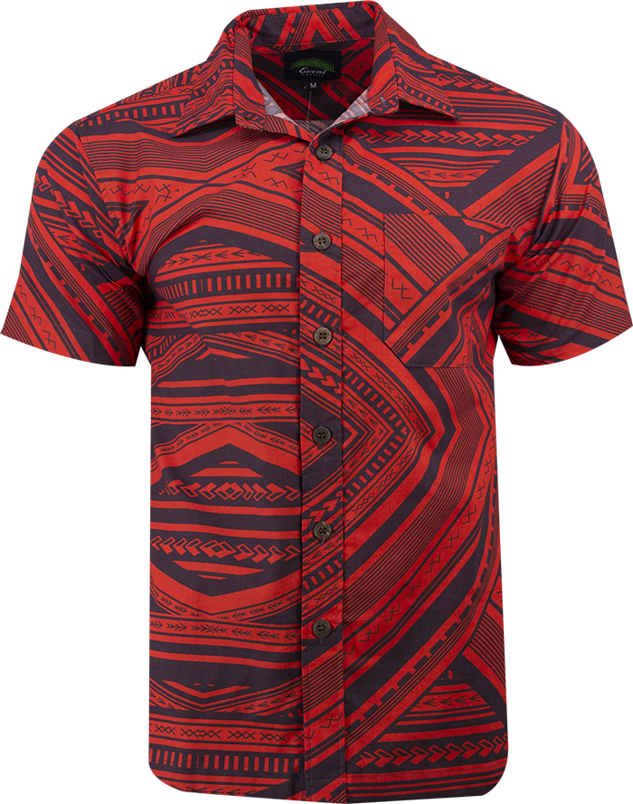 Eveni Pacific Men's Classic Shirt - Pickled Beet Red