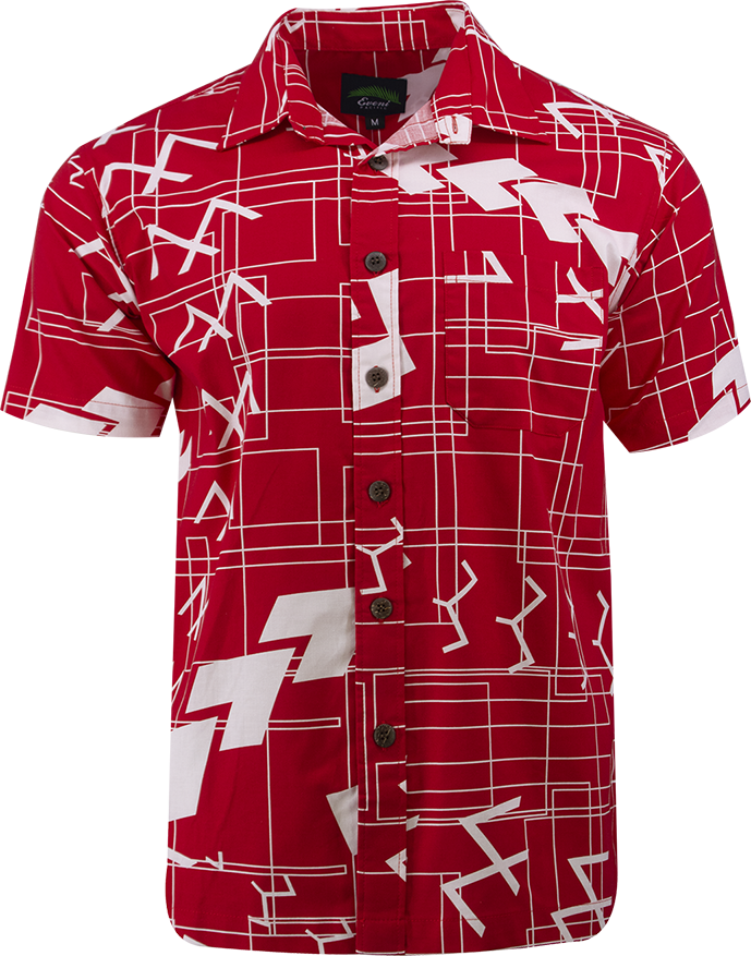 Eveni Pacific Men's Classic Shirt - Haute Red