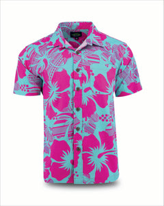 Eveni Pacific Men's Classic Shirt - Kona Turquoise