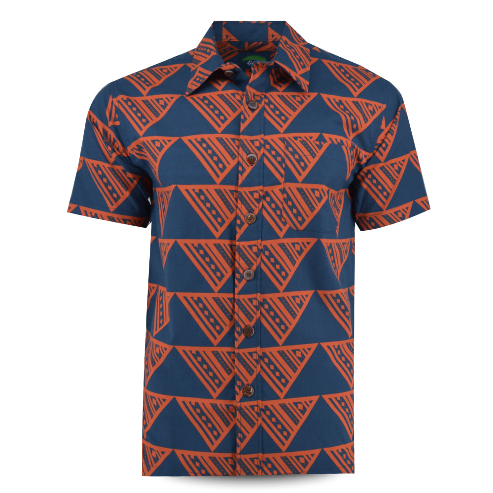 Eveni Pacific Men's Classic Shirt - Orange Pepper