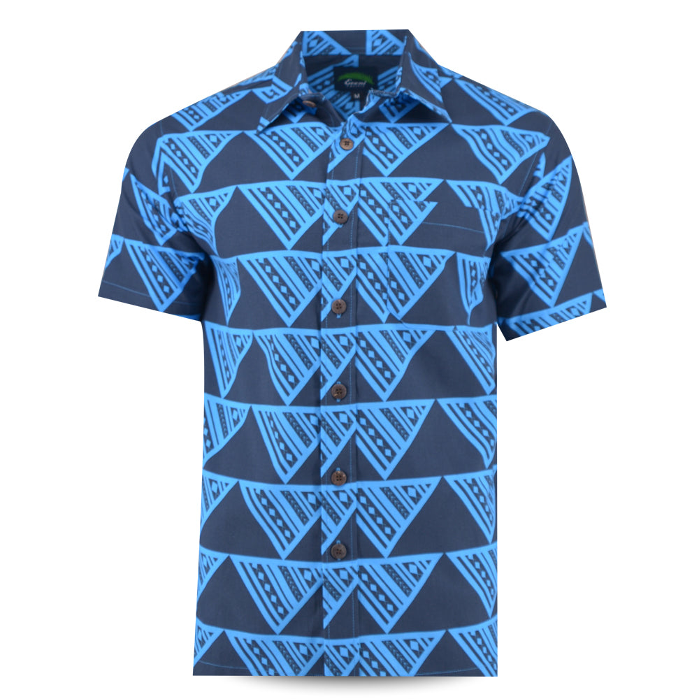Eveni Pacific Men's Classic Shirt - Reef Blue
