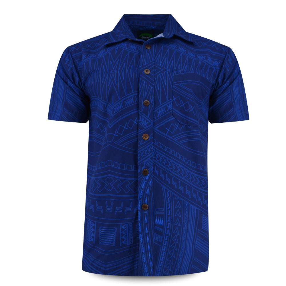 Eveni Pacific Men's Classic Shirt - Sage Blue